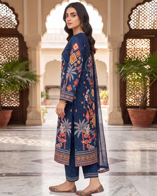 MIDNIGHT MOSAIC PRINTED 2 & 3 - PIECE SUIT