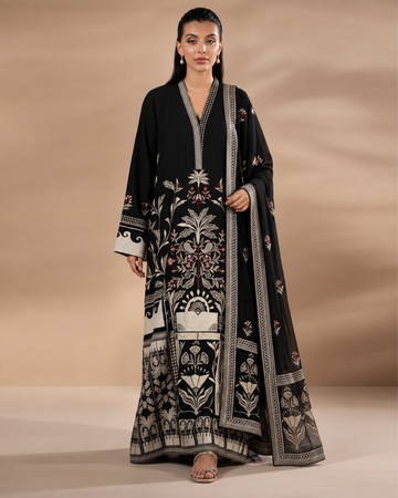 ROYAL MONO PRINTED 2-3 PIECE SUIT