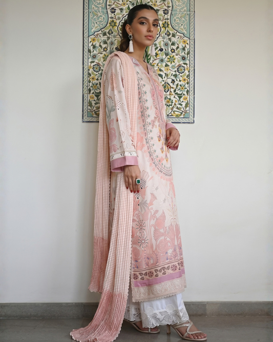 ROSE MEHRAAB PRINTED 2 & 3 -PIECE SUIT