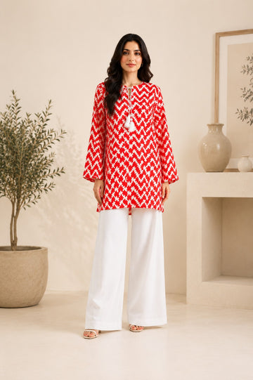 Bana Dora Lawn – Red