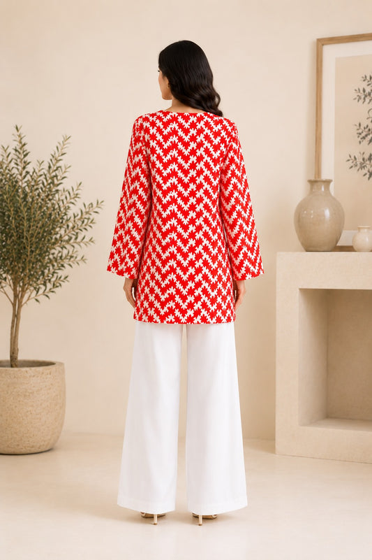 Bana Dora Lawn – Red