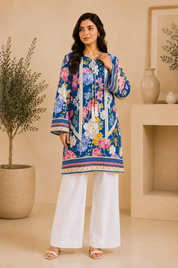 Bana Dora Lawn – Floral Sapphire
