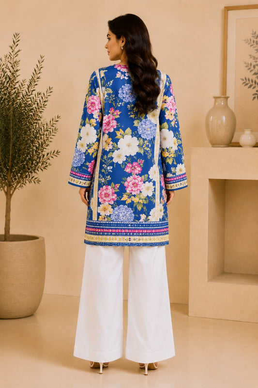 Bana Dora Lawn – Floral Sapphire