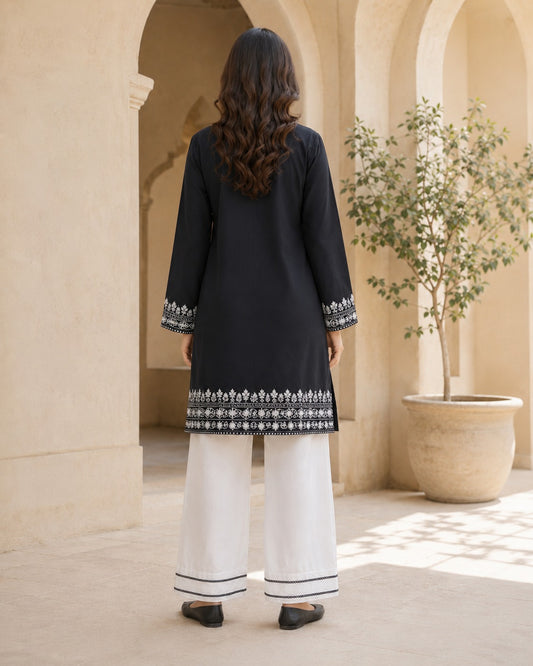 MIDNIGHT NOIR EMB CO-ORD SET