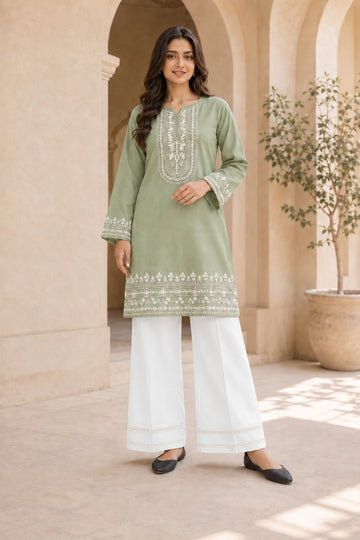 Pista Sage Embroidered Co-ord Set