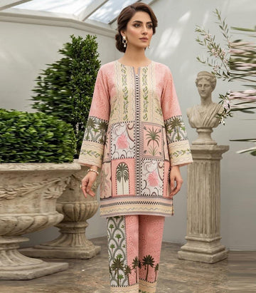 PALM COURT PRINTED  2-PIECE SUIT