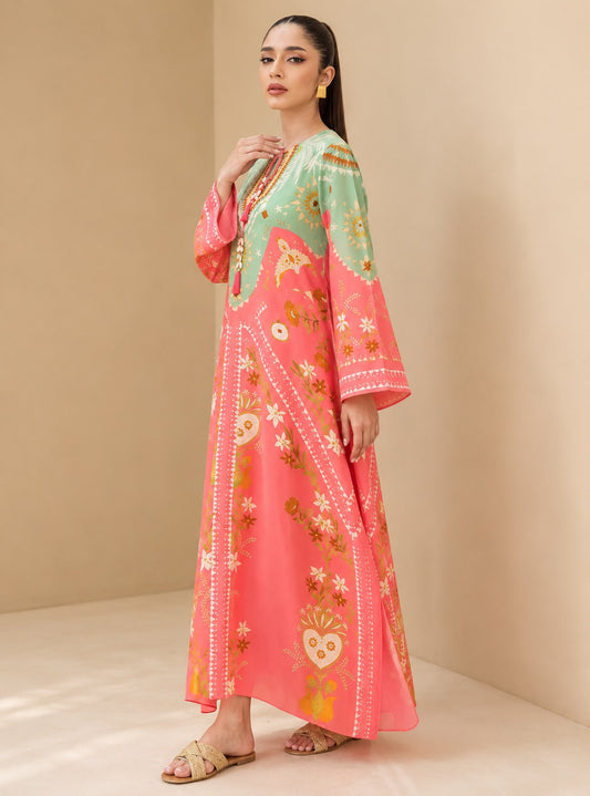 CORAL MINT PRINTED 2-PIECE SUIT